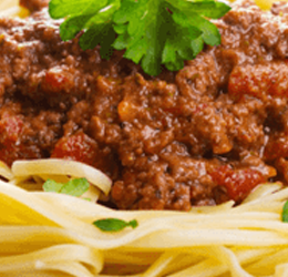 SPAGHETTI BOLOGNAISE